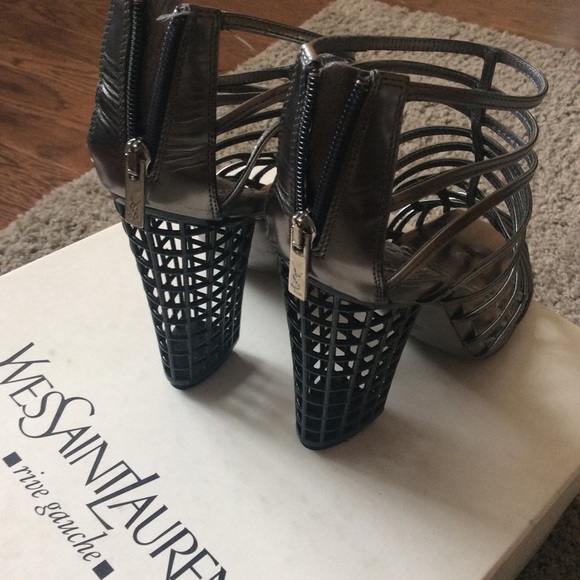 Rare collectors. YSL cage ankle booties - Picture 4 of 5